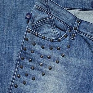 Rock & Republic Boot Cut Jeans Blue Wash Sz 8